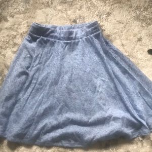 Blue Skater Skirt